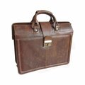 A1 Luggage APC Legal Leather Executive Briefcase, Waxy Brown A13079154